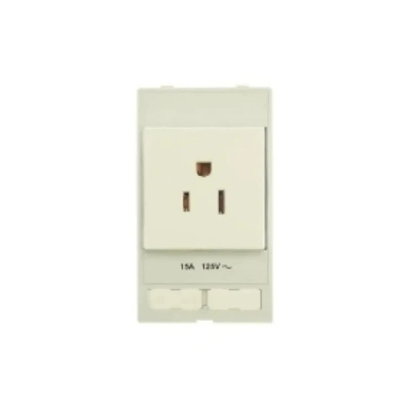 HARTING 15A 125V USA Mains Connector Grey Panel Mount Thermoplastic Screw 39500010004