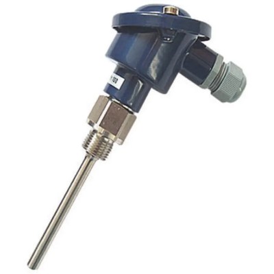Jumo PT100 RTD Sensor 9 mm Diameter 350 mm Length 3 Wire Class B Accuracy 400°C Max PT100