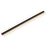 RS PRO Straight Through Hole Pin Header, 32 Contacts, 2.54 mm Pitch, 1 Row, Unshrouded 600-7473
