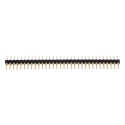 RS PRO Straight Through Hole Pin Header, 32 Contacts, 2.54 mm Pitch, 1 Row, Unshrouded 600-7473