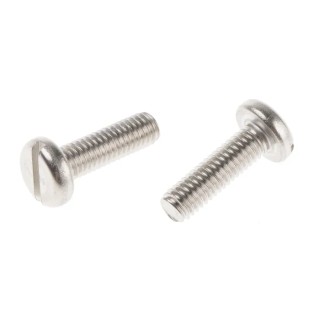 RS PRO Slot Pan Stainless Steel Machine Screw 20 mm M6 527-139