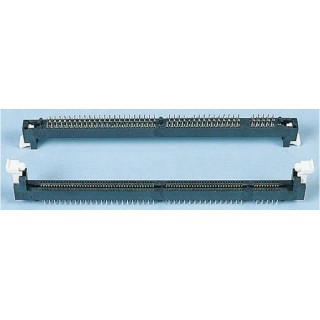 E-TEC 2.54 mm Pitch 168 Way Straight Through Hole Mount DIMM Socket 3.3V 1A DM1-168-VCA9-95/1L
