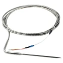 Jumo RTD Sensor Stainless Steel Probe 5 mm Diameter, 150 mm Length, 6 Wire, Class B Accuracy, 260°C Max Temperature PT100