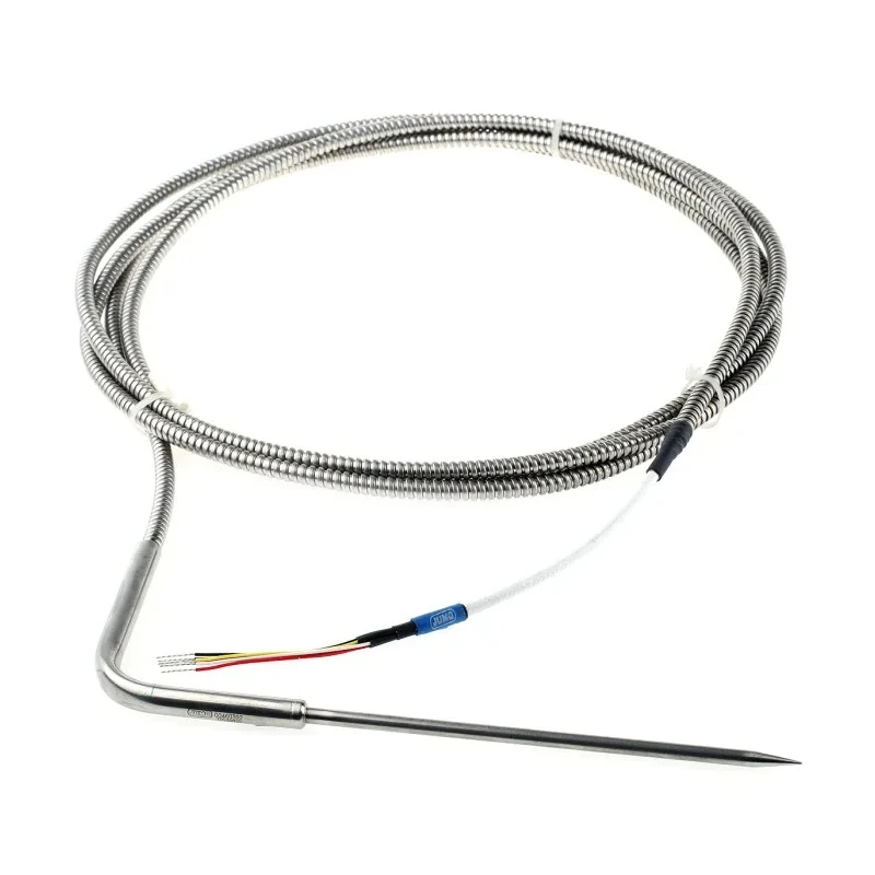 Jumo RTD Sensor Stainless Steel Probe 5 mm Diameter, 150 mm Length, 6 Wire, Class B Accuracy, 260°C Max Temperature PT100