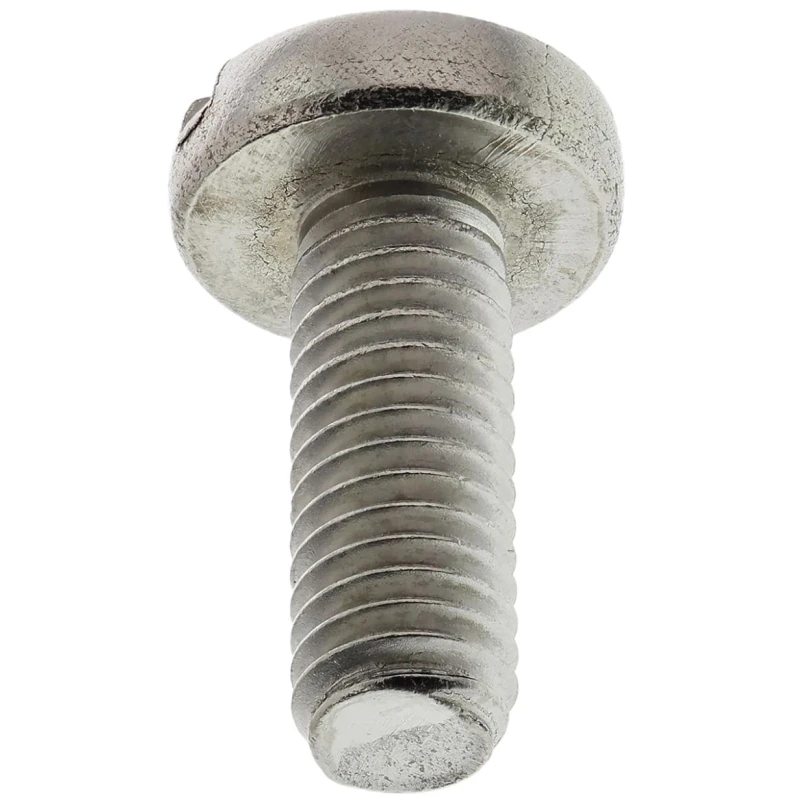 RS PRO Slot Pan Stainless Steel Machine Screw M6 16mm Length, Slot Drive, A2 Grade 527-123