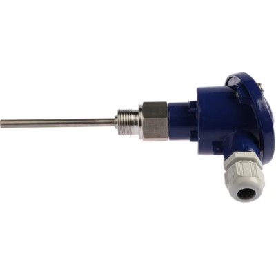 Jumo PT100 RTD Sensor 6 mm Diameter, 100 mm Length, 3 Wire, Class B Accuracy, 400 °C Max Probe, Stainless Steel Sheath PT100