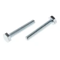 RS PRO Bright Zinc Steel Hex Bolt M4 x 25 mm Grade 8.8 DIN 933 China 527-426