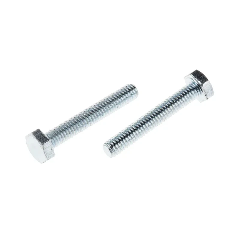 RS PRO Bright Zinc Steel Hex Bolt M4 x 25 mm Grade 8.8 DIN 933 China 527-426