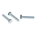 RS PRO Bright Zinc Plated Steel Hex Bolt, M6 x 30 mm, Grade 8.8, DIN 933, 527-454