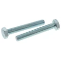RS PRO Bright Zinc Steel Hex Bolt, M6 Thread, 40 mm Length, Grade 8.8, DIN 933 527-460