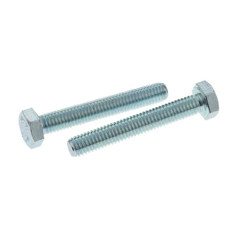 RS PRO Bright Zinc Steel Hex Bolt, M6 Thread, 40 mm Length, Grade 8.8, DIN 933 527-460
