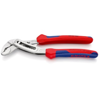 Knipex Alligator® 1-Piece Water Pump Plier, Chrome Vanadium Steel, 180mm Length, 36mm Jaw, 9-Position Adjustment 88 05 180