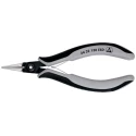 Knipex Chrome Steel Multi-Component Handle ESD Safe Round Nose Plier 134mm Overall, 24mm Jaw 34 32 130 ESD