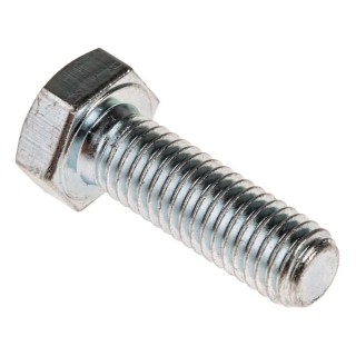 RS PRO Bright Zinc Steel Hex Bolt M8 x 25 mm Grade 8.8 Threaded DIN 933 527-511