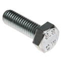 RS PRO Bright Zinc Steel Hex Bolt M8 x 25 mm Grade 8.8 Threaded DIN 933 527-511