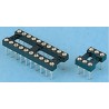 E-TEC 2.54 mm Pitch Vertical 24 Way Through Hole Turned Pin Open Frame DIL Socket 3A POS-624-S001-95