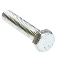 RS PRO Bright Zinc Steel Hex Bolt M8 x 40 mm Grade 8.8 High Tensile Steel DIN 933 527-533