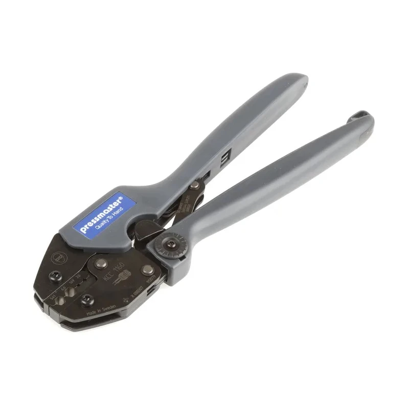 Pressmaster Crimp Tool with Adjustable Ratchet, Ergonomic Design, Steel Frame, Model 4300-2436