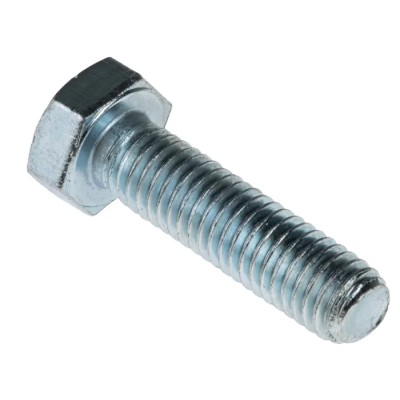 RS PRO Bright Zinc Steel Hex Bolt M8 x 30 mm DIN 933 Grade 8.8 CHINA 527-527