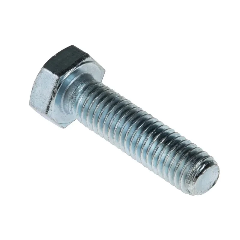 RS PRO Bright Zinc Steel Hex Bolt M8 x 30 mm DIN 933 Grade 8.8 CHINA 527-527