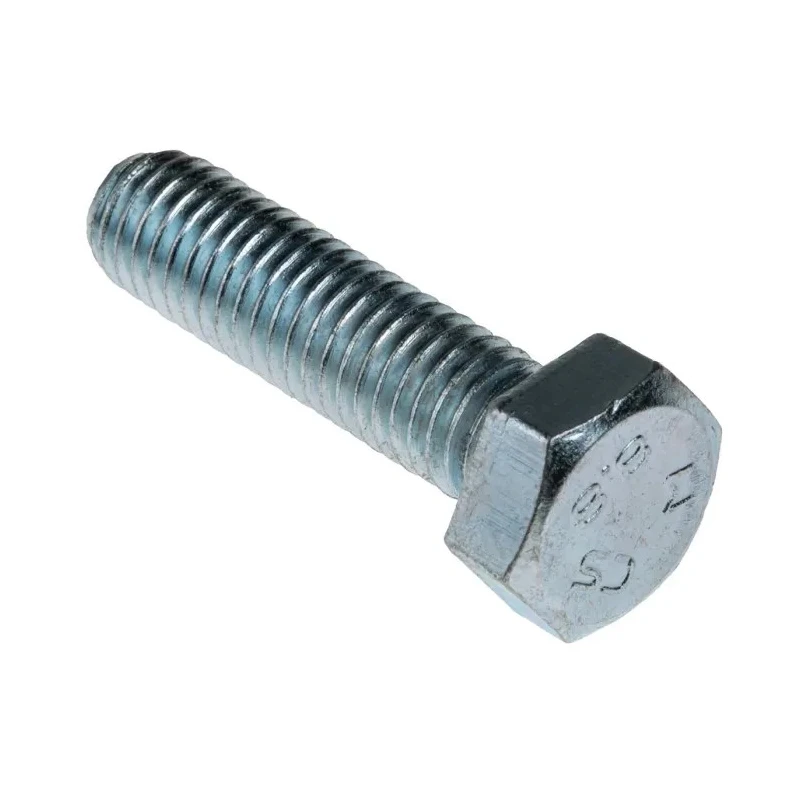 RS PRO Bright Zinc Steel Hex Bolt M8 x 30 mm DIN 933 Grade 8.8 CHINA 527-527