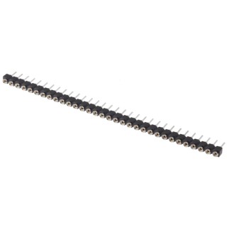 E-TEC SIB Series Straight Through Hole PCB Socket, 32-Contact, 1 Row, 2.54 mm Pitch, 1A, 500V, Plastic SIB-132-S001-95