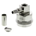 Telegartner N Series Coaxial Connector Cable Male N Connector 50 Ω Right Angle Body Solder J01020A0035