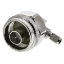 Telegartner N Series Coaxial Connector Cable Male N Connector 50 Ω Right Angle Body Solder J01020A0035