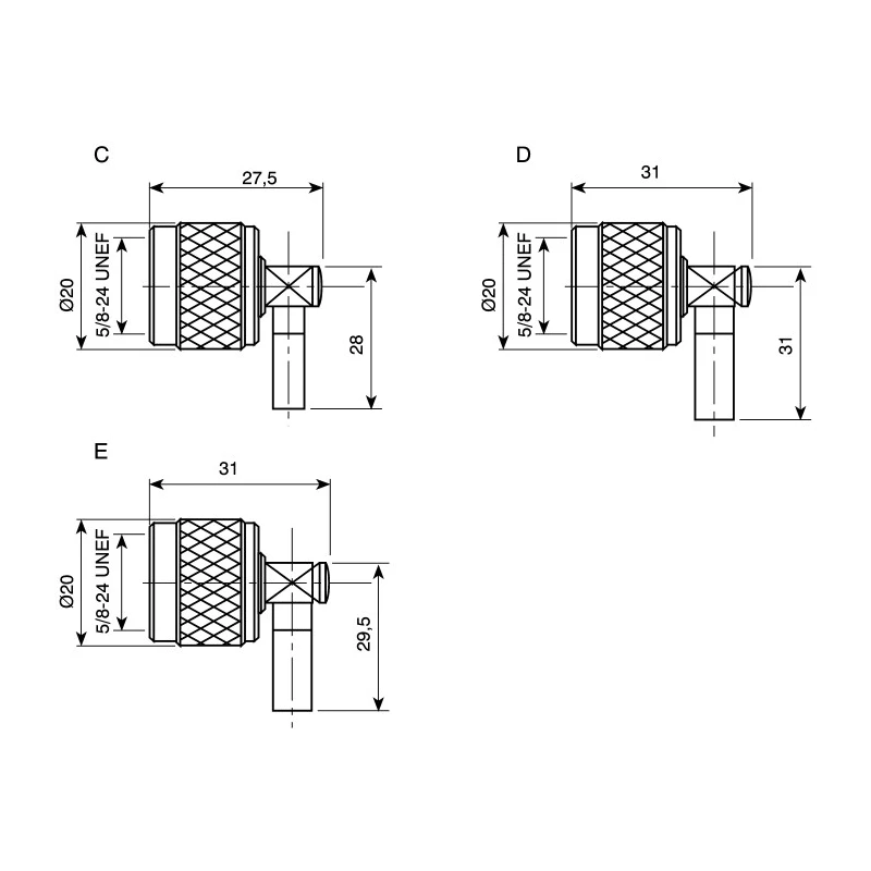Telegartner N Series Coaxial Connector Cable Male N Connector 50 Ω Right Angle Body Solder J01020A0035