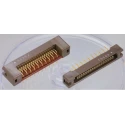 KEL Corporation 8931E Series 1.27 mm Pitch 50 Contact Shrouded Straight Through Hole PCB Header 8931E-050-178S-F