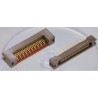 KEL Corporation 8931E Series 1.27 mm Pitch 50 Contact Shrouded Straight Through Hole PCB Header 8931E-050-178S-F