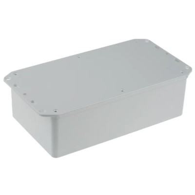 CAMDENBOSS Flanged Series 2000 Grey Lid ABS Enclosure IP65 60.7 mm x 210 mm x 110 mm BIM2006/IP-GY