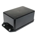 CAMDENBOSS Flanged Series 2000 Series Black Lid ABS Enclosure IP65 25mm x 120mm x 50mm BIM2002/IP-BLK