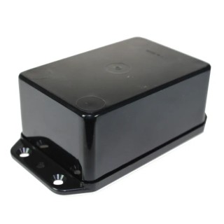 CAMDENBOSS Flanged Series 2000 Series Black Lid ABS Enclosure IP65 25mm x 120mm x 50mm BIM2002/IP-BLK
