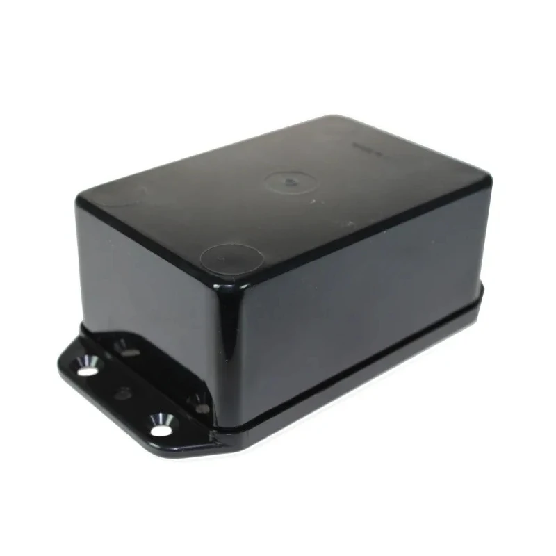 CAMDENBOSS Flanged Series 2000 Series Black Lid ABS Enclosure IP65 25mm x 120mm x 50mm BIM2002/IP-BLK