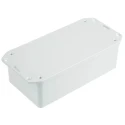 CAMDENBOSS Flanged Series 2000 Grey Lid ABS Enclosure, IP65, 40 mm x 140 mm x 65 mm BIM2004/IP-GY