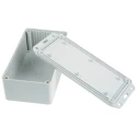 CAMDENBOSS Flanged Series 2000 Grey Lid ABS Enclosure, IP65, 40 mm x 140 mm x 65 mm BIM2004/IP-GY