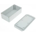 CAMDENBOSS Flanged Series 2000 Grey Lid ABS Enclosure, IP65, 40 mm x 140 mm x 65 mm BIM2004/IP-GY
