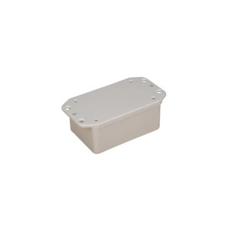 CAMDENBOSS Grey ABS IP65 Flanged Enclosure 39 mm x 105 mm x 56 mm BIM2001/IP-GY