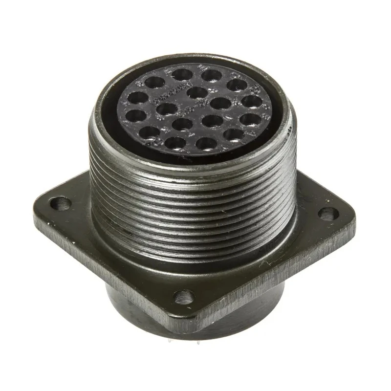 Amphenol Industrial MIL Spec Circular Connector 17 Way Box Mount Female 500, 700V AC, Aluminium Alloy Shell MS3102A
