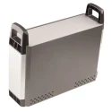 CAMDENBOSS Grey Aluminium Instrument Case with Ventilation and Carrying Handle 100 mm Height, 220 mm Length, 300 CDIC00005