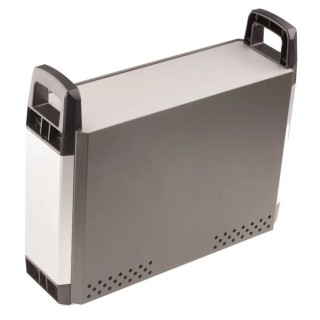 CAMDENBOSS Grey Aluminium Instrument Case with Ventilation and Carrying Handle 100 mm Height, 220 mm Length, 300 CDIC00005