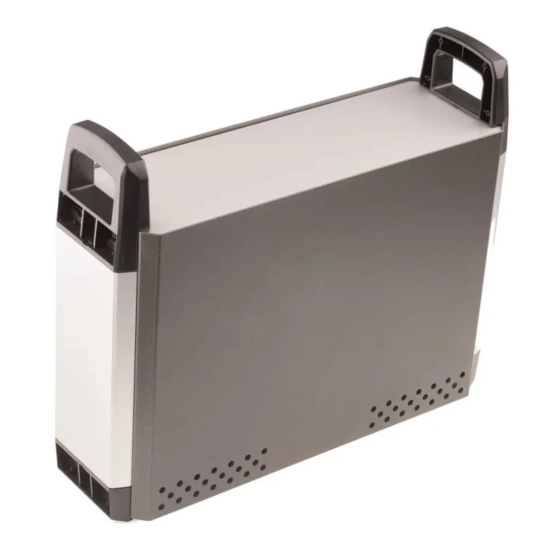 CAMDENBOSS Grey Aluminium Instrument Case with Ventilation and Carrying Handle 100 mm Height, 220 mm Length, 300 CDIC00005