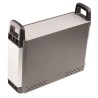 CAMDENBOSS Grey Aluminium Instrument Case with Ventilation and Carrying Handle 100 mm Height, 220 mm Length, 300 CDIC00005
