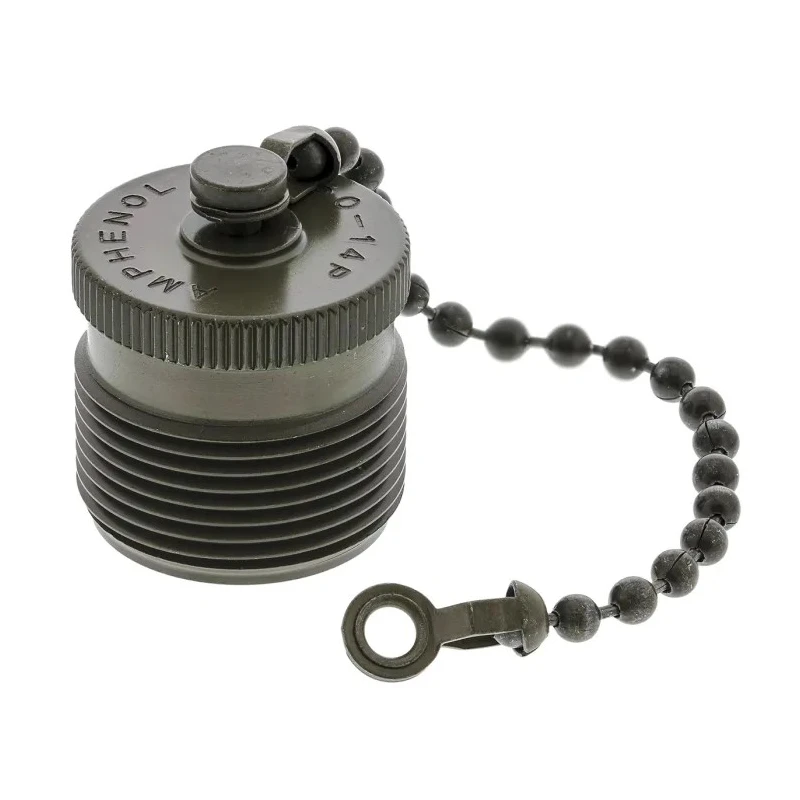 Amphenol Industrial MIL-DTL-5015 Female Dust Cap, Shell Size 10, IP66 Rated, Olive Drab Cadmium Finish 97-60-10P