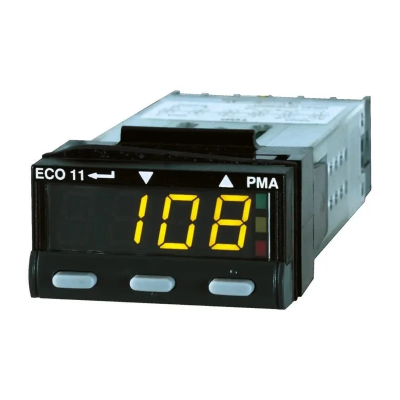 P.M.A ECO 11 Panel PID Temperature Controller, 2 Output Logic Relay, 264V AC On-Off ECO11-21110-000