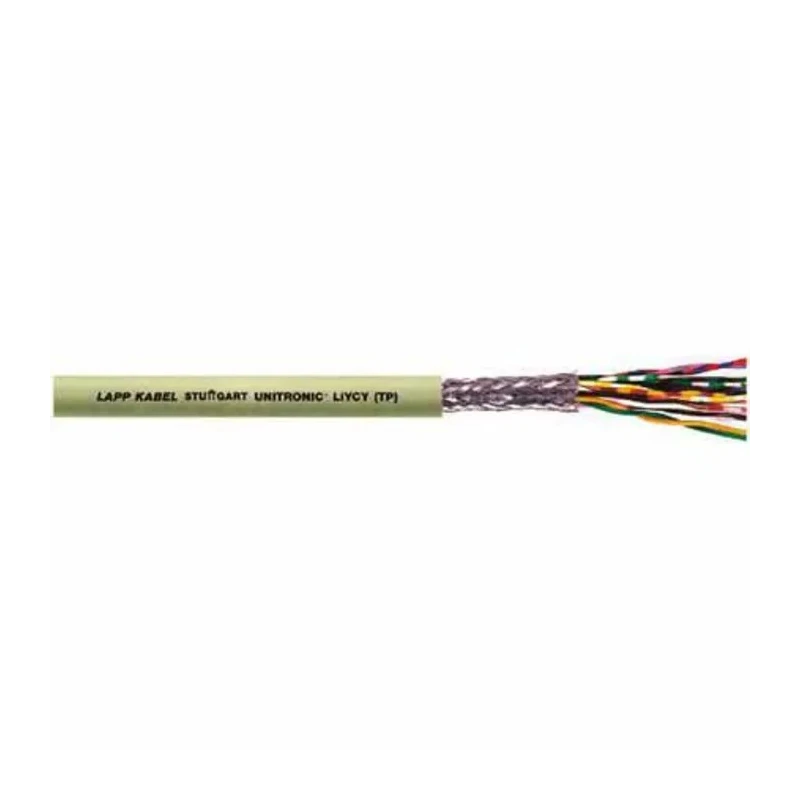 Lapp UNITRONIC LiYCY Series Twisted Pair Cable 12 Pairs 24 Cores 0.14 mm² 50 m Grey Sheath Polyvinyl Chloride 0035135