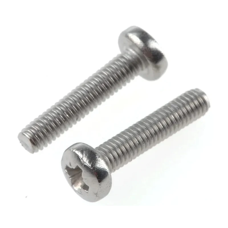 RS PRO Pozidriv Pan Stainless Steel Machine Screw M2.5 Thread 12 mm Length A2 Grade 528-722