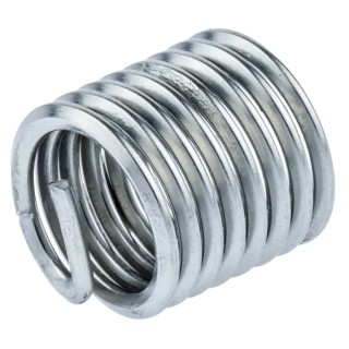 Recoil Thread Repair Insert M10 Drill Size 10.4 mm, 304 Stainless Steel, 15 mm Length 25103