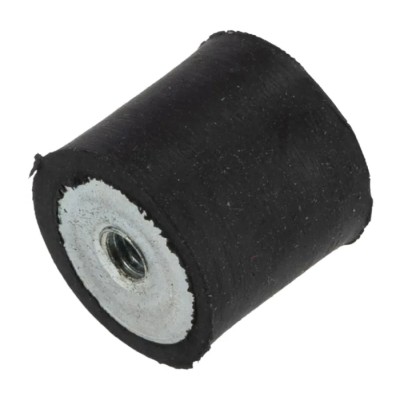 FIBET Circular M4 Anti-Vibration Mount Female to Female Bobbin 4mm Bore 16 mm OD 15 mm H 1615DD04-60